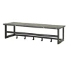 Hoyz Collection - Kapstok Roede 6 Haaks - 3D Zwart Grijs