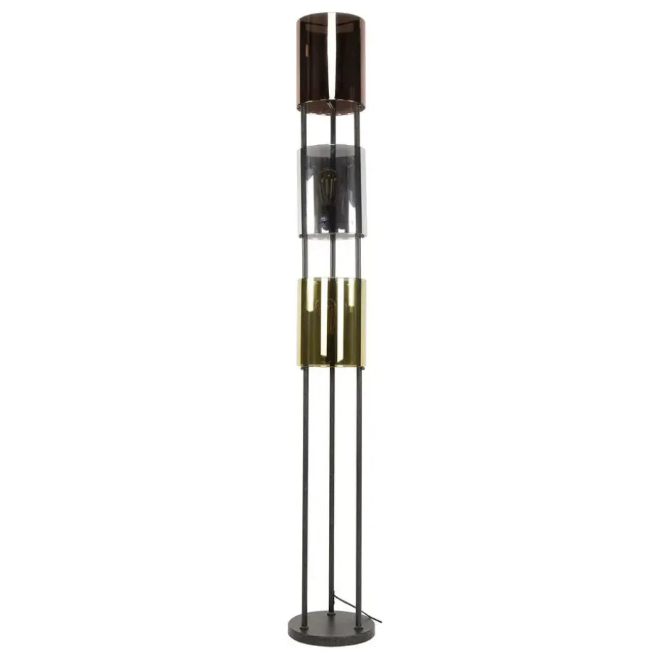 Hoyz Collection - Vloerlamp Lucente Tricolore 3-lichts - Artic Zwart