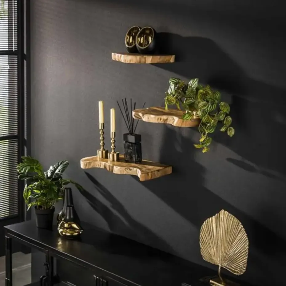 Hoyz Collection - Wandschap Natural Line - Set van 3