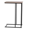 H&S Collection Bijzettafel - zwart/bruin - 40 x 26 x 58 cm