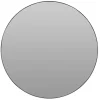 H&S Collection Wandspiegel - metaal - zwart - rond - D55 cm