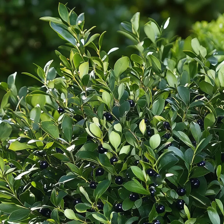 Hulsthaag - Set van 48 - Ilex crenata 'Jenny' - Hoogte 10-20cm - ⌀9cm