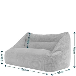 icon - Cecilia Zitzak Bank - Ribfluweel - Saliegroen