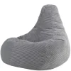 icon - Dalton XL Zitzak Fauteuil - Gaming - Ribfluweel - Grijs