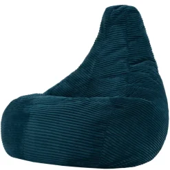 icon - Dalton XL Zitzak Fauteuil - Gaming - Ribfluweel - Blauwgroen