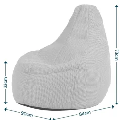 icon - Dalton Zitzak Fauteuil - Gaming - Marineblauw