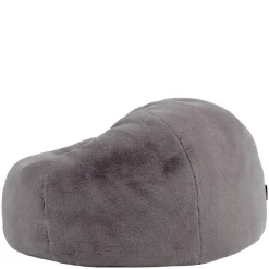 icon - Kingston Zitzak Fauteuil - Fluffy Pluche Imitatiebont - Grijs