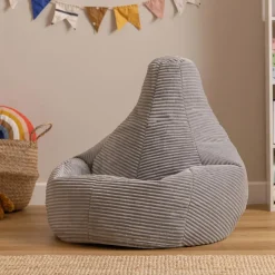 icon Kinderzitzakken Dalton - Corduroy Zitzak - Grijs
