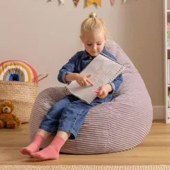 icon Kinderzitzakken Dalton - Corduroy Zitzak - Paars