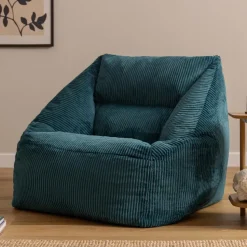 icon Zitzack Natalia - Corduroy Zitzakfauteuil - Blauwgroen