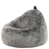 icon Zitzak Cocoon - Zitzak van Imitatiebont - Poolwolf