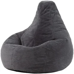 icon Zitzak Dalton - Corduroy Zitzak Volwassenen - Houtskool