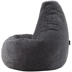 icon Zitzak Dalton - Corduroy Zitzak Volwassenen - Houtskool