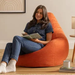 icon Zitzak Dalton - Corduroy Zitzak Volwassenen - Oranje
