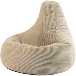 icon Zitzak Dalton - Corduroy Zitzak Volwassenen - Beige