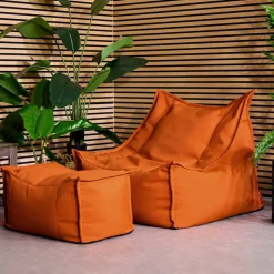icon Zitzak en Poef Alto - Zitzak Fauteuil Buiten - Oranje