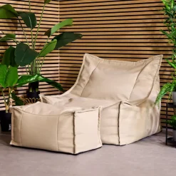 icon Zitzak en Poef Alto - Zitzak Fauteuil Buiten - Beige