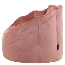 icon Zitzak en Poef Sirena - Zitzak Velvet - Oud roze
