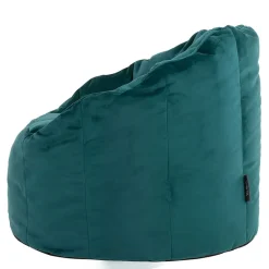 icon Zitzak en Poef Sirena - Zitzak Velvet - Blauwgroen