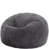 icon Zitzak Kingston - Corduroy Zitzak Volwassenen - Houtskool