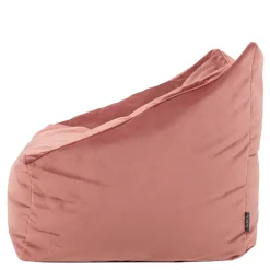 icon Zitzak Natalia - Fluwelen Zitzakfauteuil - Oud roze