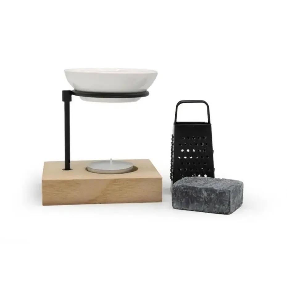 Ideas4seasons Amberblokjes/geurblokjes cadeauset - musk geur
