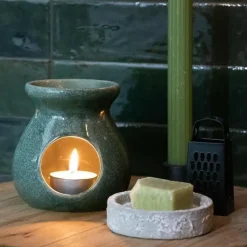 Ideas4seasons Amberblokjes/geurblokjes - dennen geur - 3x stuks