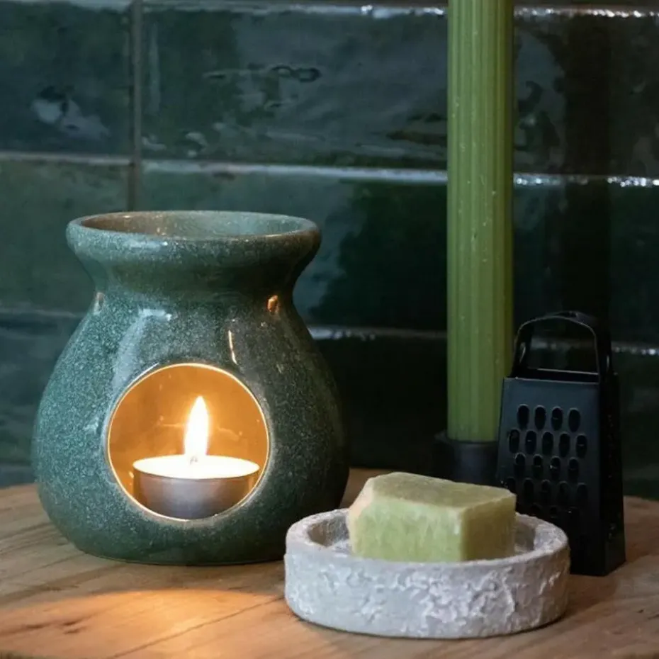 Ideas4seasons Amberblokjes/geurblokjes - jasmijn geur - 3x stuks