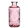 Ideas4seasons Flesvaas Berlin - glas - lichtroze - D9 x H21 cm