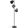 Industriële vloerlamp Carta 3-lichts zwart metaal 167x40x167 cm Metaal