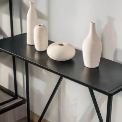 Industriële zwarte metalen consolestijl