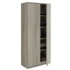 Interiax Kledingkast 'Amelie' - Sonoma Eik - 2 Deurs - 180x80x40 cm