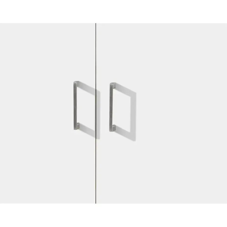 Interiax Kledingkast 'Amelie' - Wit - 2 Deurs - 180x60x40 cm