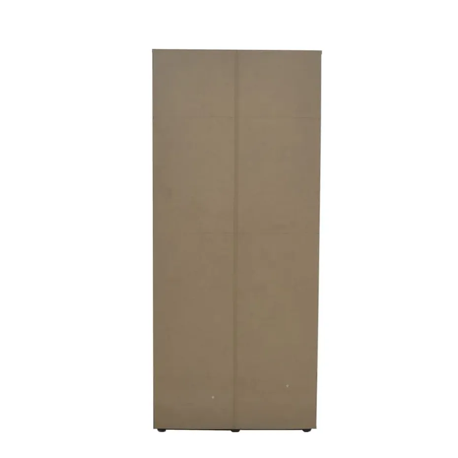 Interiax Kledingkast 'Lena' - Wit - 3 Deurs - 185x120x52cm