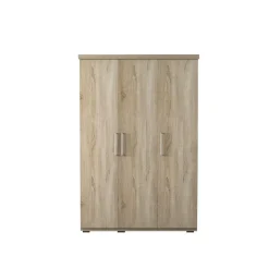 Interiax Kledingkast 'Mila' - Sonoma Eik - 3 Deurs - 183x120x52cm