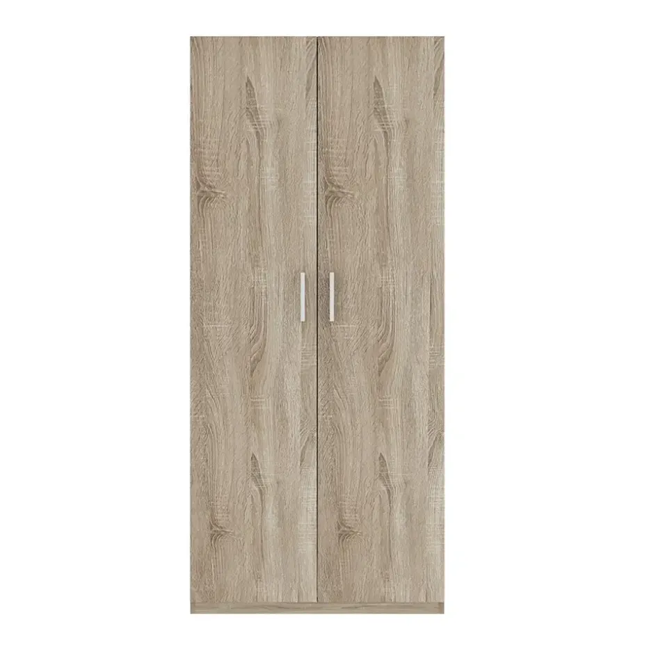 Interiax Kledingkast 'Mila' - Sonoma Eik - 2 Deurs - 180x80x42 cm