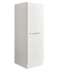 Interiax WASHWALL 'Mary' Wasmachine Opbergkast Wit - 162x50x67.5 cm