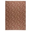 Interieur05 Buitenkleed Deco roest/wit - 290 x 200 cm