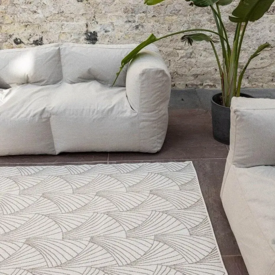 Interieur05 Buitenkleed Deco bruin/grijs - 290 x 200 cm