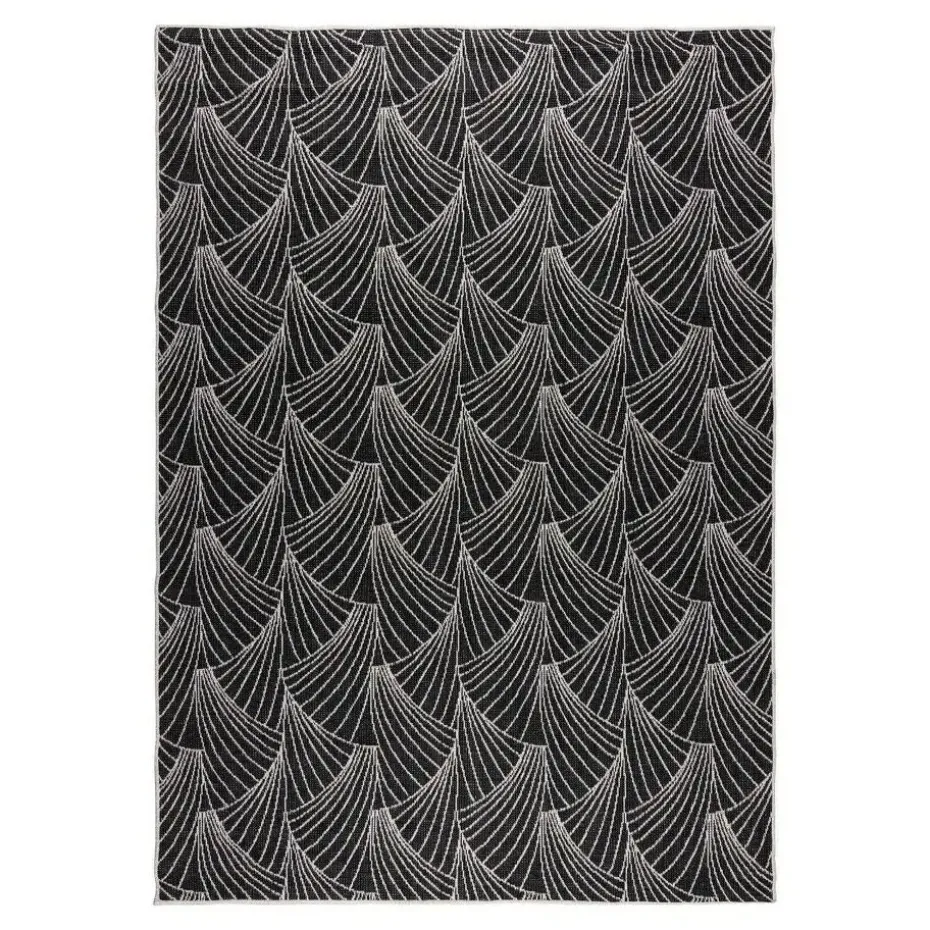 Interieur05 Buitenkleed Deco zwart/wit - 230 x 160 cm