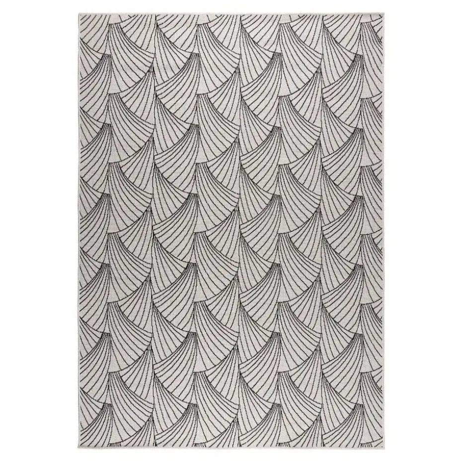 Interieur05 Buitenkleed Deco zwart/wit - 230 x 160 cm