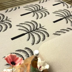 Interieur05 buitenkleed zwart/wit Oase - 340 x 240 cm
