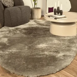 Interieur05 Hoogpolig vloerkleed Odelia beige/wit - 200 x 290 cm