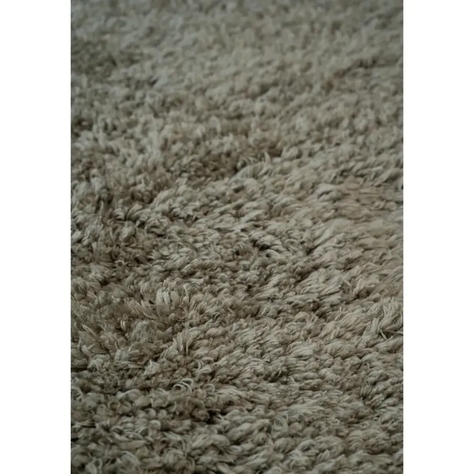 Interieur05 hoogpolig vloerkleed polyester Pilo groen - 340 x 240 cm