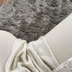 Interieur05 Hoogpolig vloerkleed Nika Antraciet - 240 x 340 cm