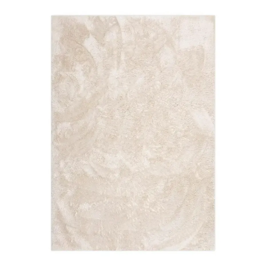 Interieur05 Hoogpolig vloerkleed Odelia beige/wit - 160 x 230 cm