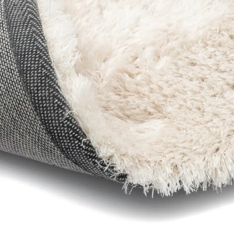 Interieur05 Hoogpolig vloerkleed Odelia beige/wit - 160 x 230 cm