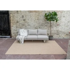 Interieur05 Jute buitenkleed naturel zigzag - 290 x 200 cm