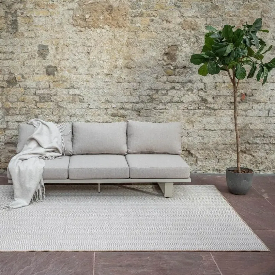 Interieur05 Jute buitenkleed naturel zigzag - 290 x 200 cm