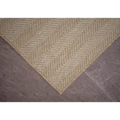 Interieur05 Jute buitenkleed naturel zigzag - 290 x 200 cm